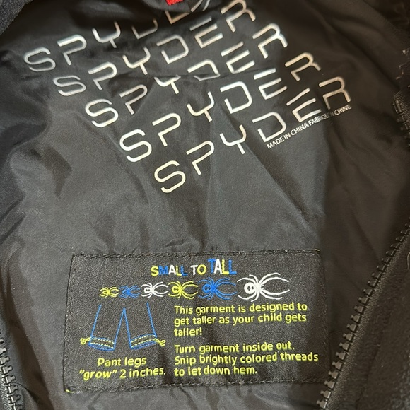 Spyder 4T black ski bibs - Picture 4 of 4